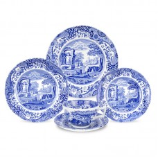 Spode Blue Italian 5 Piece Place Setting, Service for 1 SPD1836